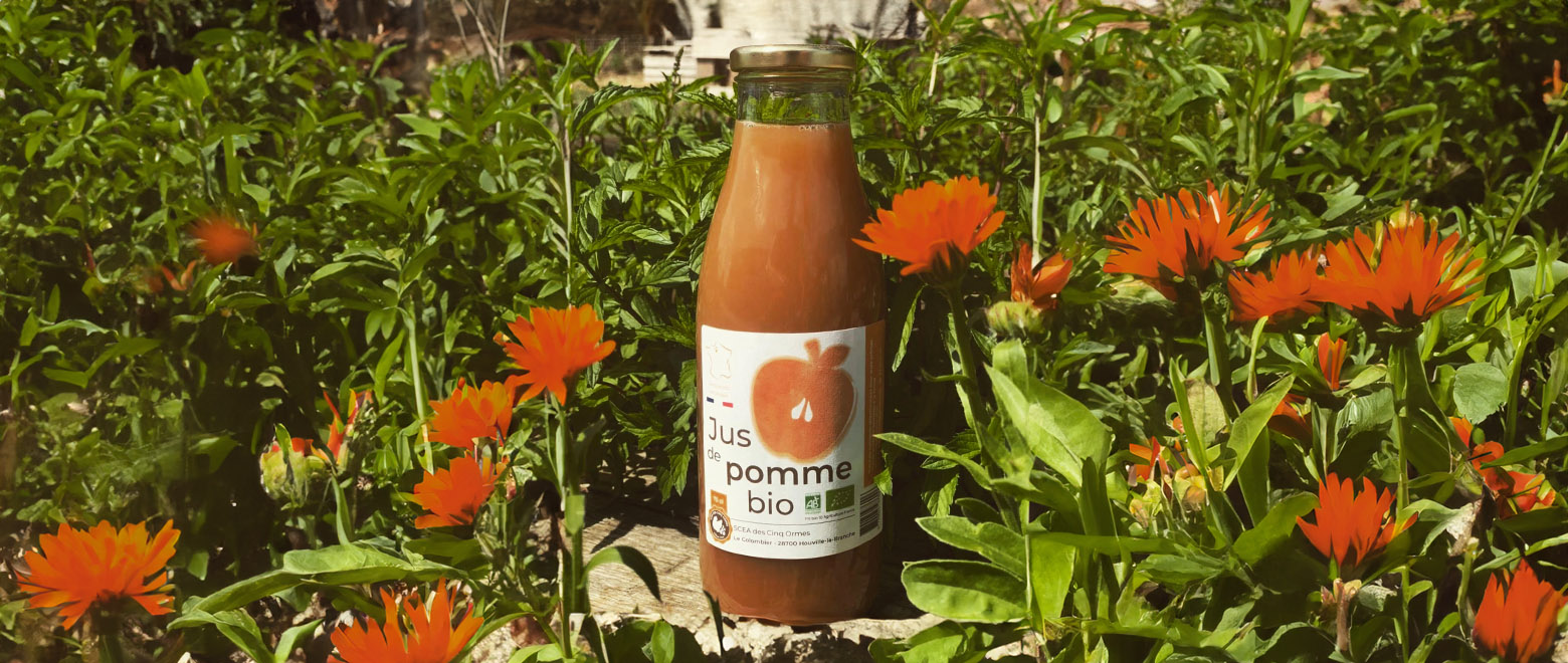 Le jus de pomme BIO